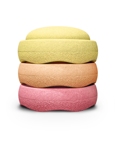 Stapelstein Warm Pastel 3 stapelstenen Stapelstein Warm Pastel 3 stapelstenen