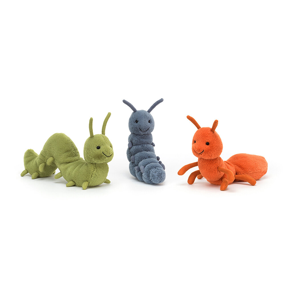 Jellycat Knuffel Rups Wriggidig Caterpillar Jellycat Knuffel Rups Wriggidig Caterpillar