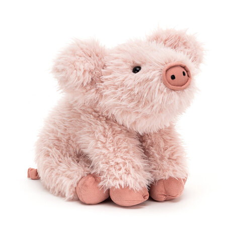 Jellycat Knuffel Varkentje Curvie pig Jellycat Knuffel Varkentje Curvie pig