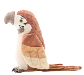 Mrs. Ertha  Pierre de pratende papegaai - rusted