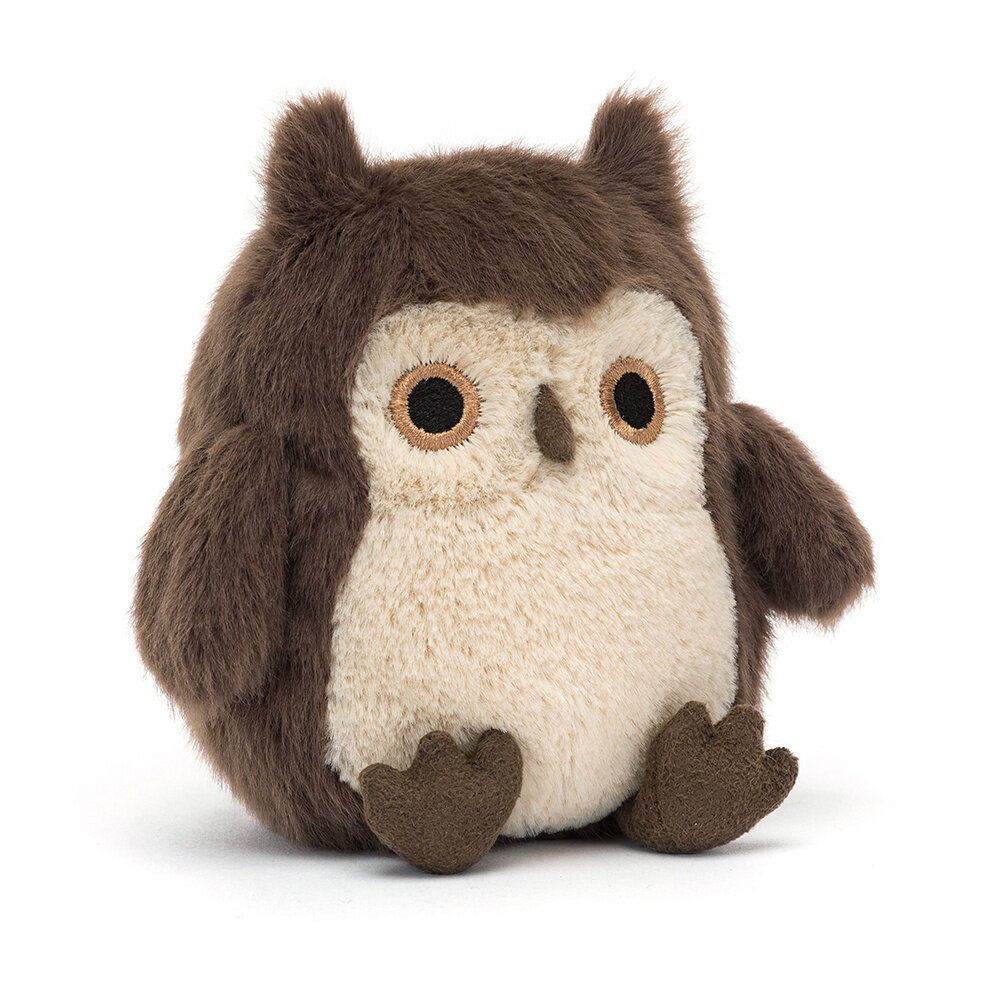 Jellycat Knuffel Uil Brown Owling Jellycat Knuffel Uil Brown Owling