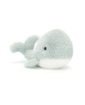 Jellycat Knuffel Walvis Wavelly Whale Grey