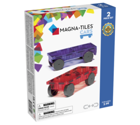 Magna Tiles Uitbreidingsset Cars 2 stuks Paars en Rood Magna Tiles Uitbreidingsset Cars 2 stuks Paars en Rood