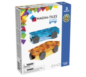Magna Tiles Uitbreidingsset Cars 2 stuks Blauw en Geel Magna Tiles Uitbreidingsset Cars 2 stuks Blauw en Geel