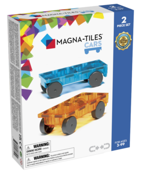 Magna Tiles Uitbreidingsset Cars 2 stuks Blauw en Geel Magna Tiles Uitbreidingsset Cars 2 stuks Blauw en Geel