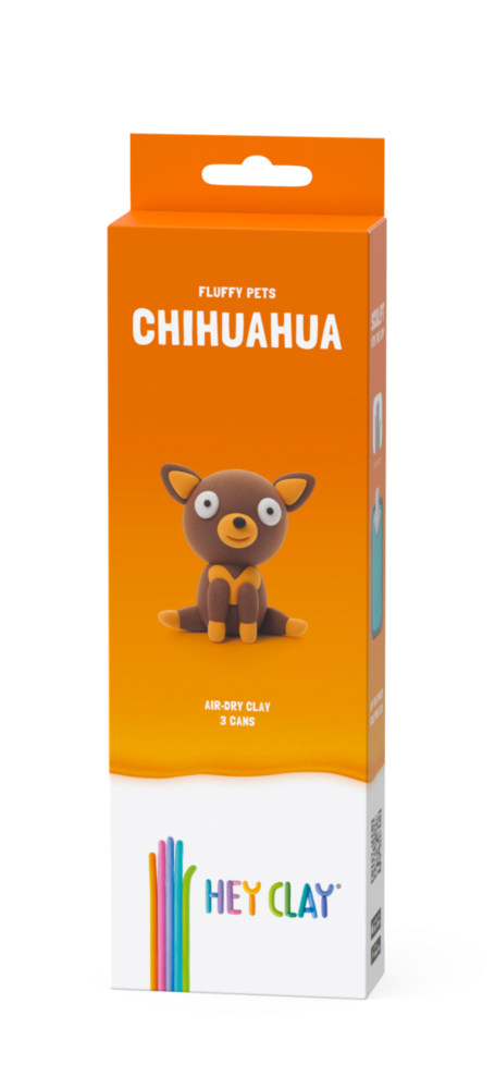 Hey Clay Interactieve Boetseerklei Chihuahua (3 kleuren) Hey Clay Interactieve Boetseerklei Chihuahua (3 kleuren)