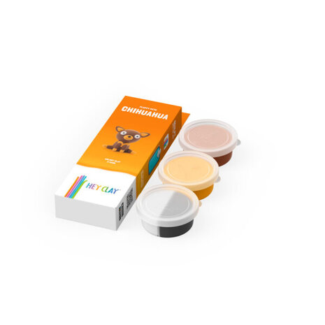 Hey Clay Interactieve Boetseerklei Chihuahua (3 kleuren) Hey Clay Interactieve Boetseerklei Chihuahua (3 kleuren)