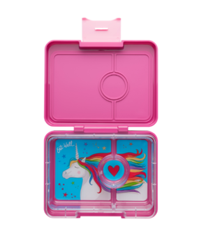 Yumbox Snack 3 vakken Malibu Purple Magical Unicorn Tray