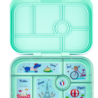 Yumbox Yumbox Original 6-vakken Serene Aqua Paris Tray Yumbox Yumbox Original 6-vakken Serene Aqua Paris Tray