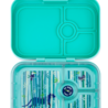 Yumbox Yumbox Panino 4 vakken Tropical Aqua Panther Tray Yumbox Yumbox Panino 4 vakken Tropical Aqua Panther Tray