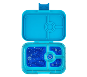 Yumbox Yumbox Panino 4 vakken Luna Aqua Zodiac tray Yumbox Yumbox Panino 4 vakken Luna Aqua Zodiac tray