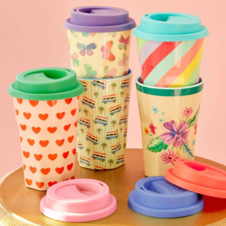 Rice Siliconen deksel voor Large Beker