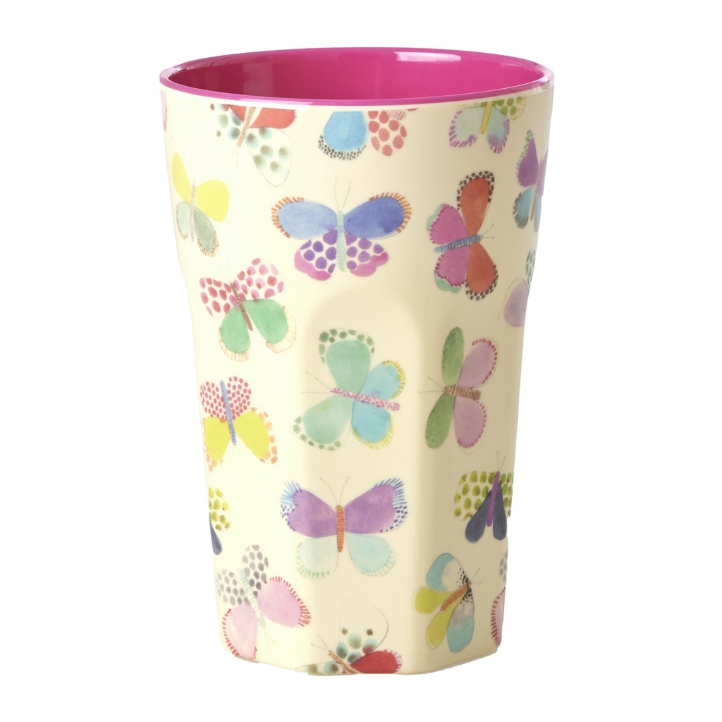 Melamine Beker Butterfly Large afbeelding
