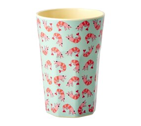 Rice Melamine Beker Shrimp Large Rice Melamine Beker Shrimp Large