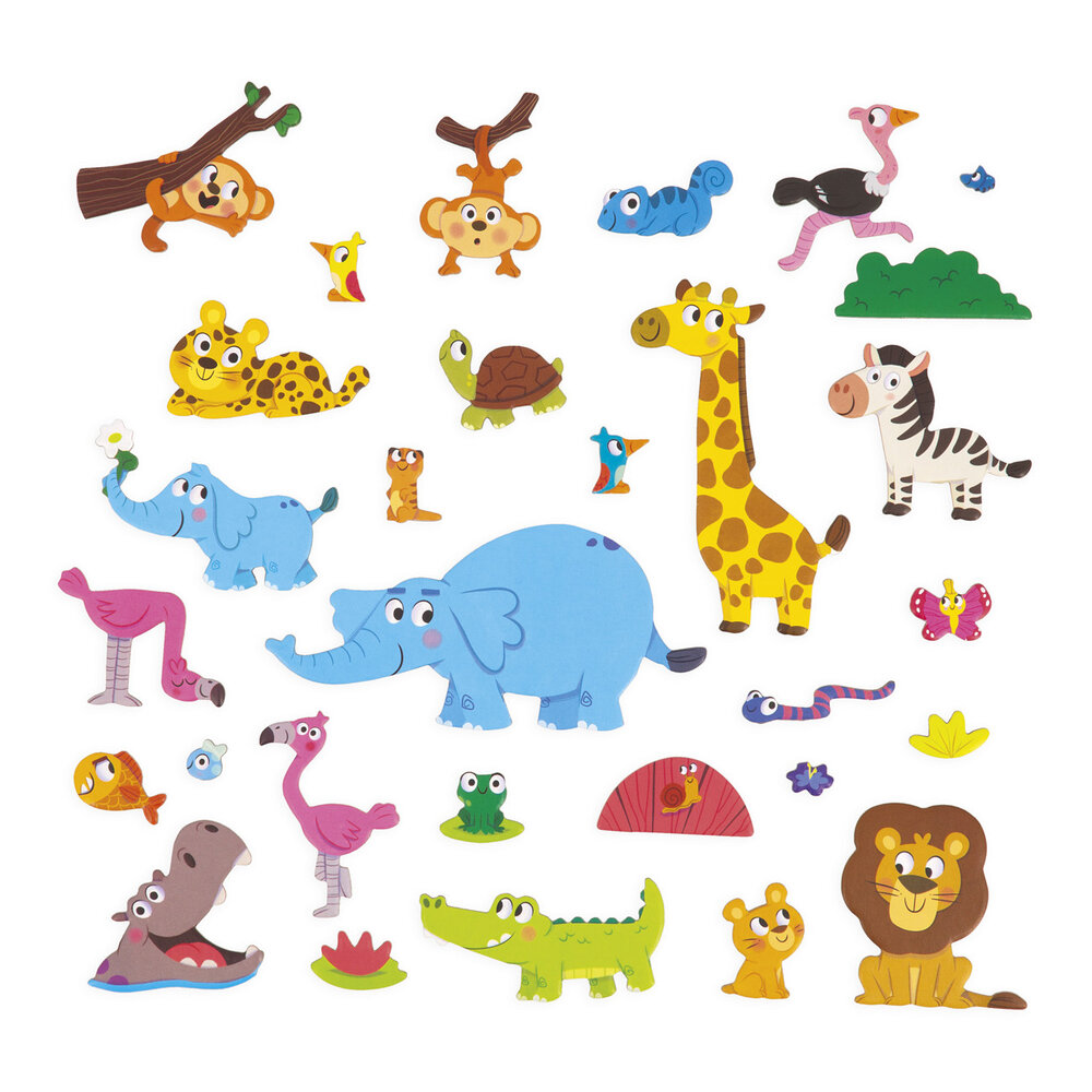 Janod Magneti Stories - Afrikaanse dieren Janod Magneti Stories - Afrikaanse dieren
