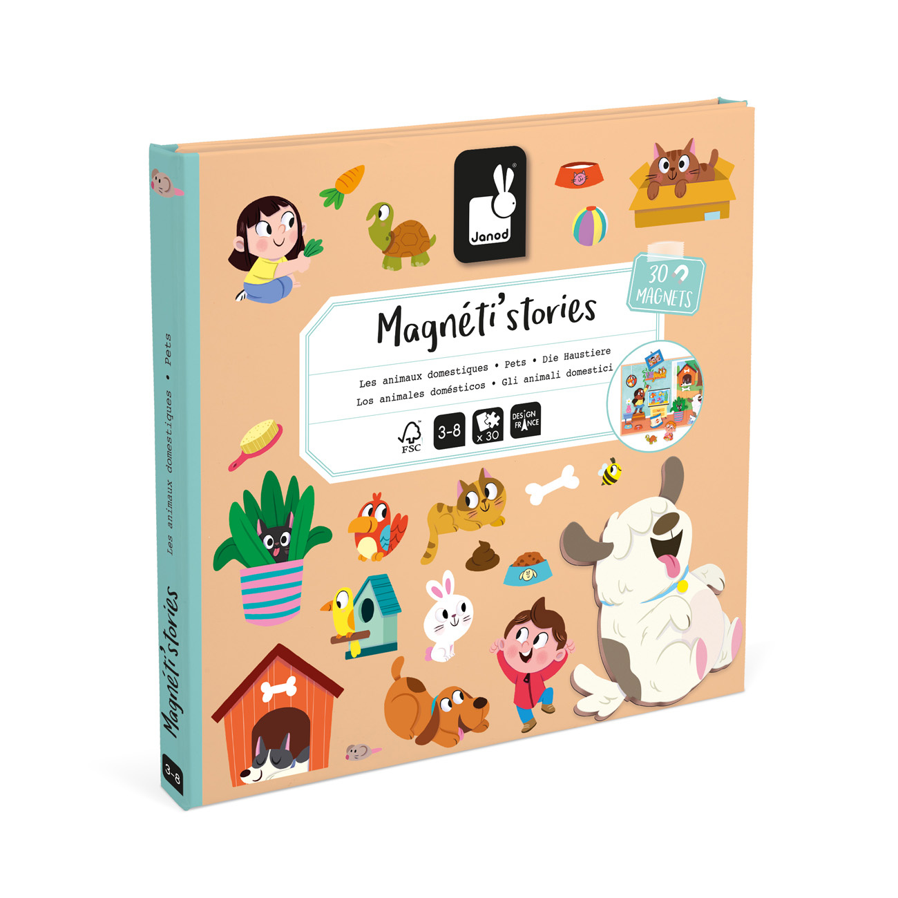 Magneti Stories - Huisdieren afbeelding