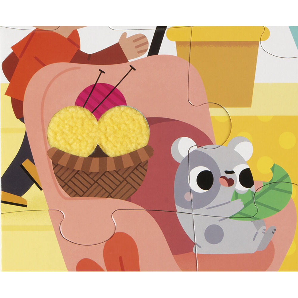 Janod Voelpuzzel Huisdieren 20 stukjes