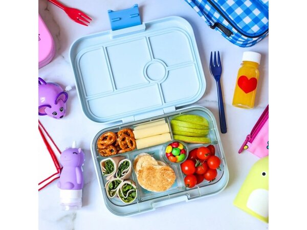 Yumbox Original 6-vakken Hazy Gray Paris Yumbox Original 6-vakken Hazy Gray Paris