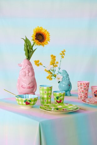 Rice Melamine Beker Love  Therapy Cherry Large