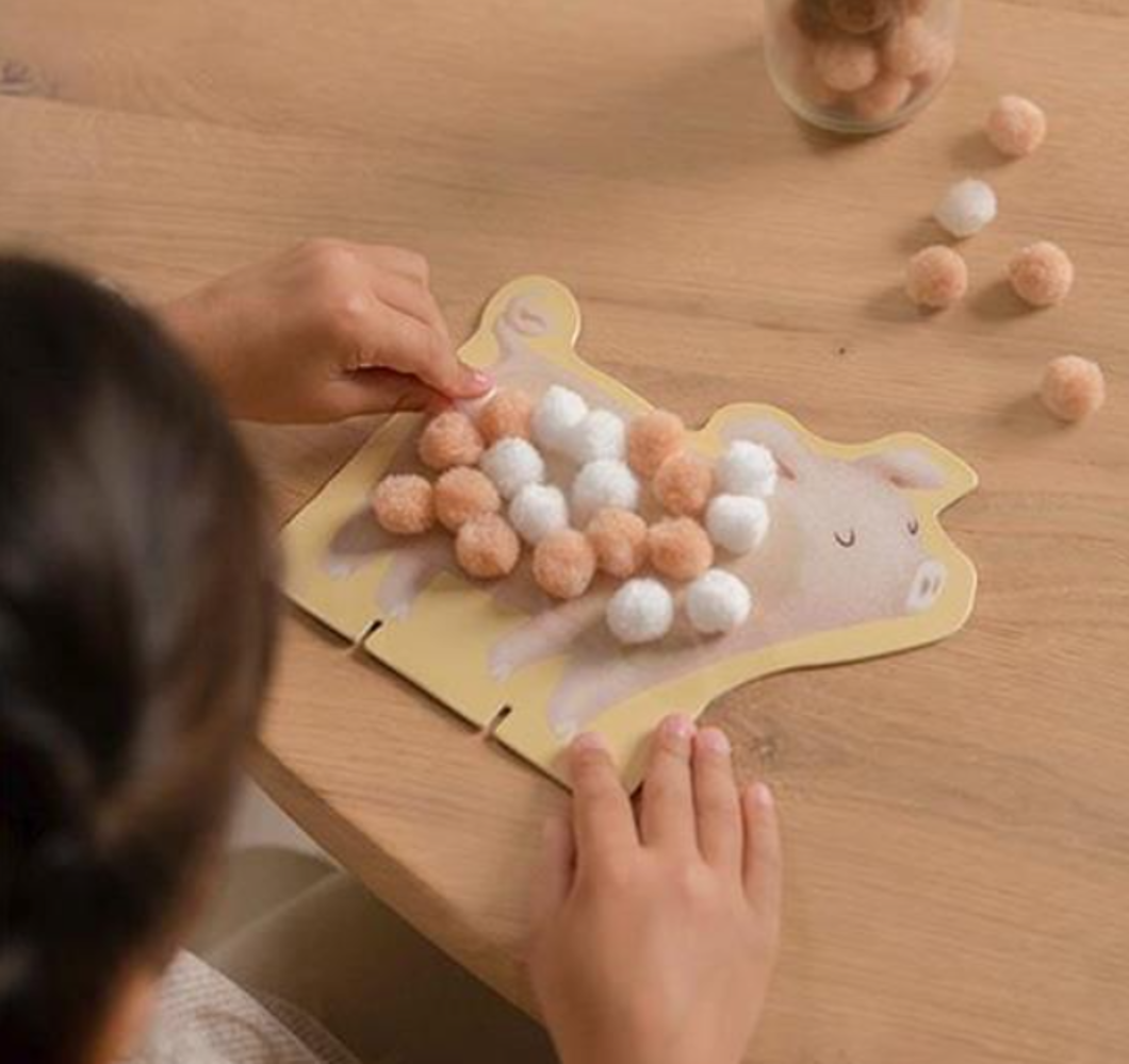 Little Dutch Knutselset Pompom Little Farm Little Dutch Knutselset Pompom Little Farm