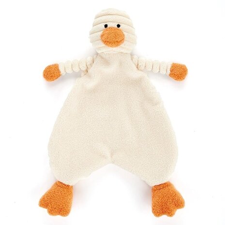 Jellycat Knuffeldoek Cordy Roy Baby Duckling Jellycat Knuffeldoek Cordy Roy Baby Duckling