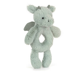 Jellycat Bashful Dragon Ring Rattle Jellycat Bashful Dragon Ring Rattle