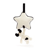 Jellycat Bashful Black & Cream Puppy Musical Pull Jellycat Bashful Black & Cream Puppy Musical Pull