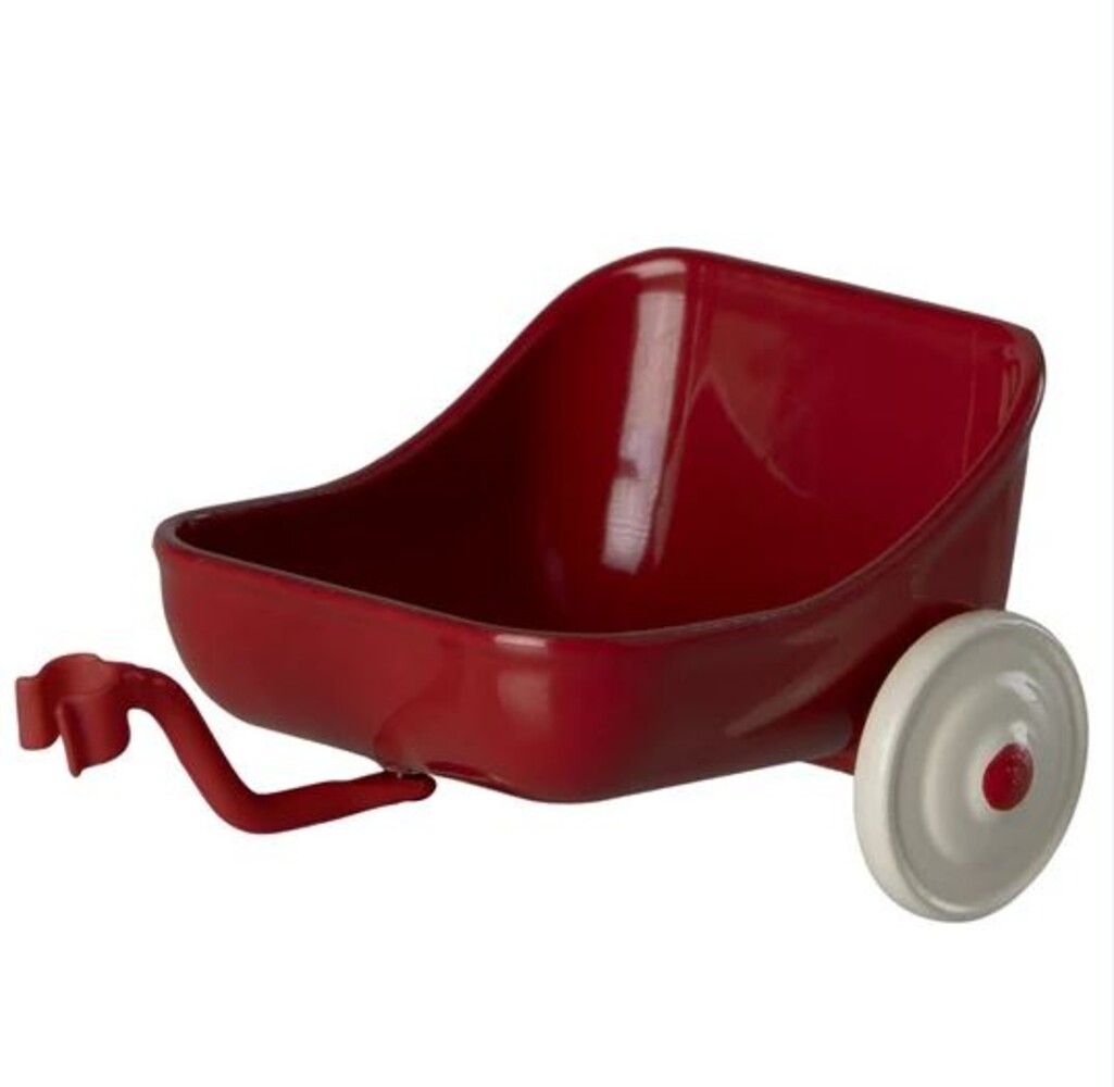 Maileg Aanhanger Driewieler Red Maileg Aanhanger Driewieler Red