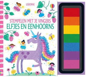 Stempelen met je vingers - Eenhoorns en Elfjes Stempelen met je vingers - Eenhoorns en Elfjes