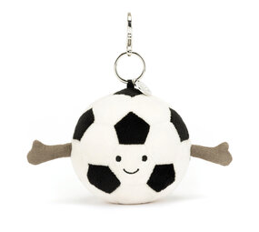 Jellycat Sleutelhanger Amuseable Sports Football Bag Charm Jellycat Sleutelhanger Amuseable Sports Football Bag Charm
