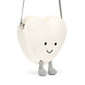 Jellycat Amuseable Cream Heart Bag Tasje Jellycat Amuseable Cream Heart Bag Tasje