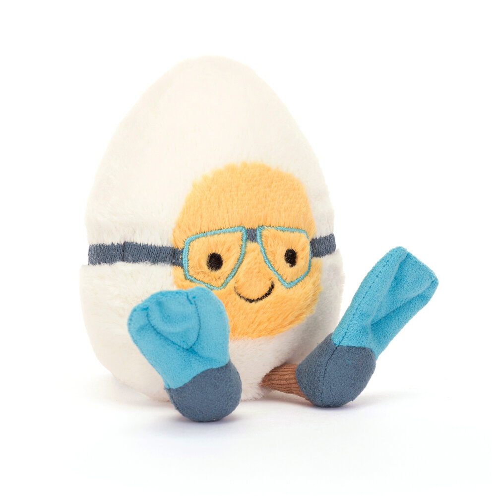 Jellycat Amuseable Boiled Egg Scuba Jellycat Amuseable Boiled Egg Scuba