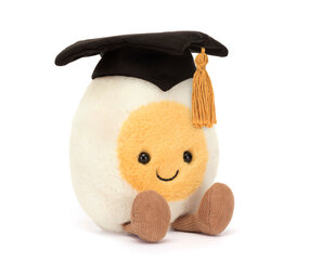 Jellycat Amuseable Boiled Egg Graduation Geslaagd Jellycat Amuseable Boiled Egg Graduation Geslaagd