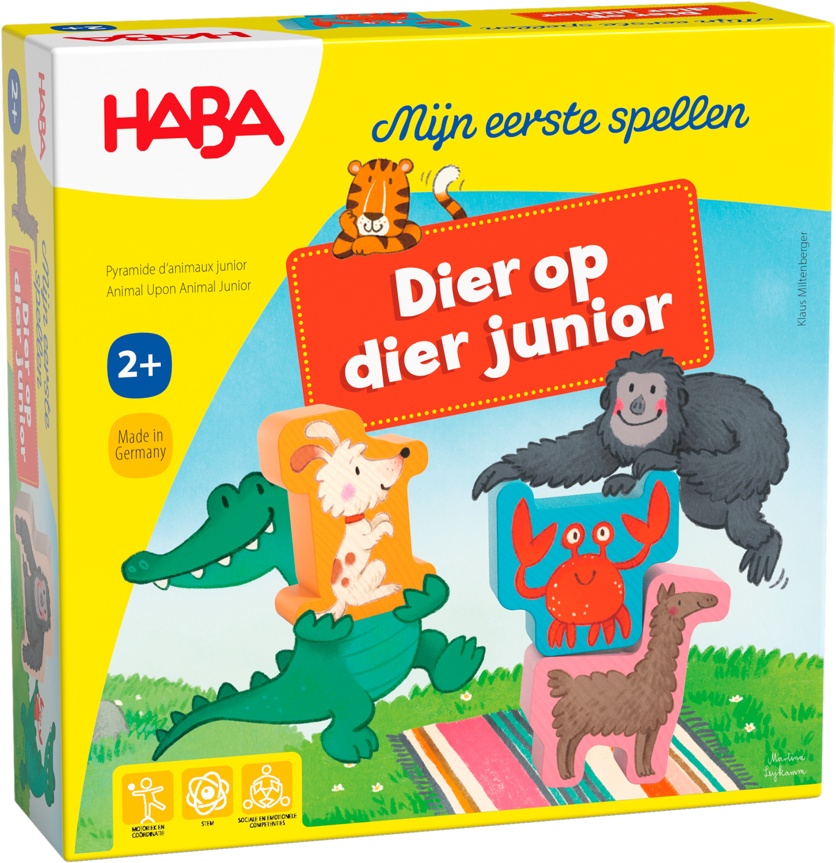 Mijn eerste spellen Dier op dier junior afbeelding