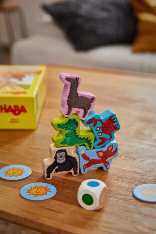 HABA Mijn eerste spellen Dier op dier junior HABA Mijn eerste spellen Dier op dier junior