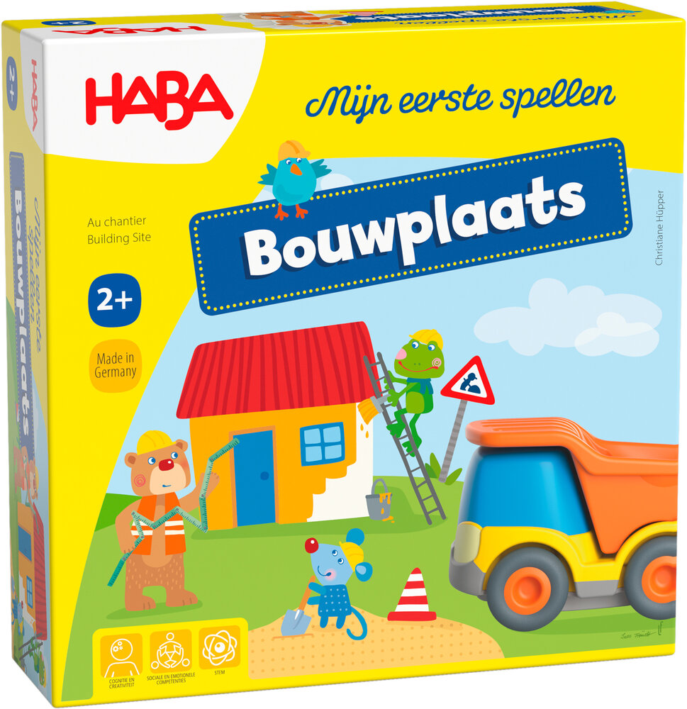 HABA Mijn eerste spellen  Bouwplaats HABA Mijn eerste spellen  Bouwplaats