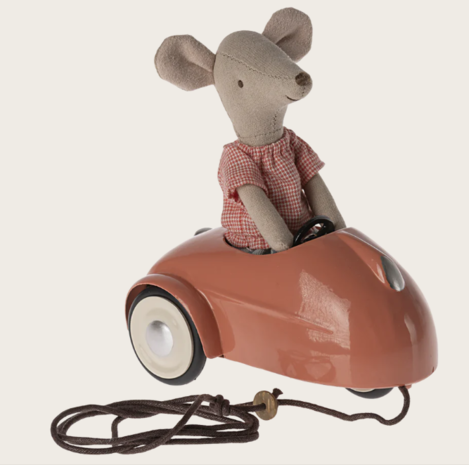 Maileg Mouse Car Muizenauto Coral Maileg Mouse Car Muizenauto Coral