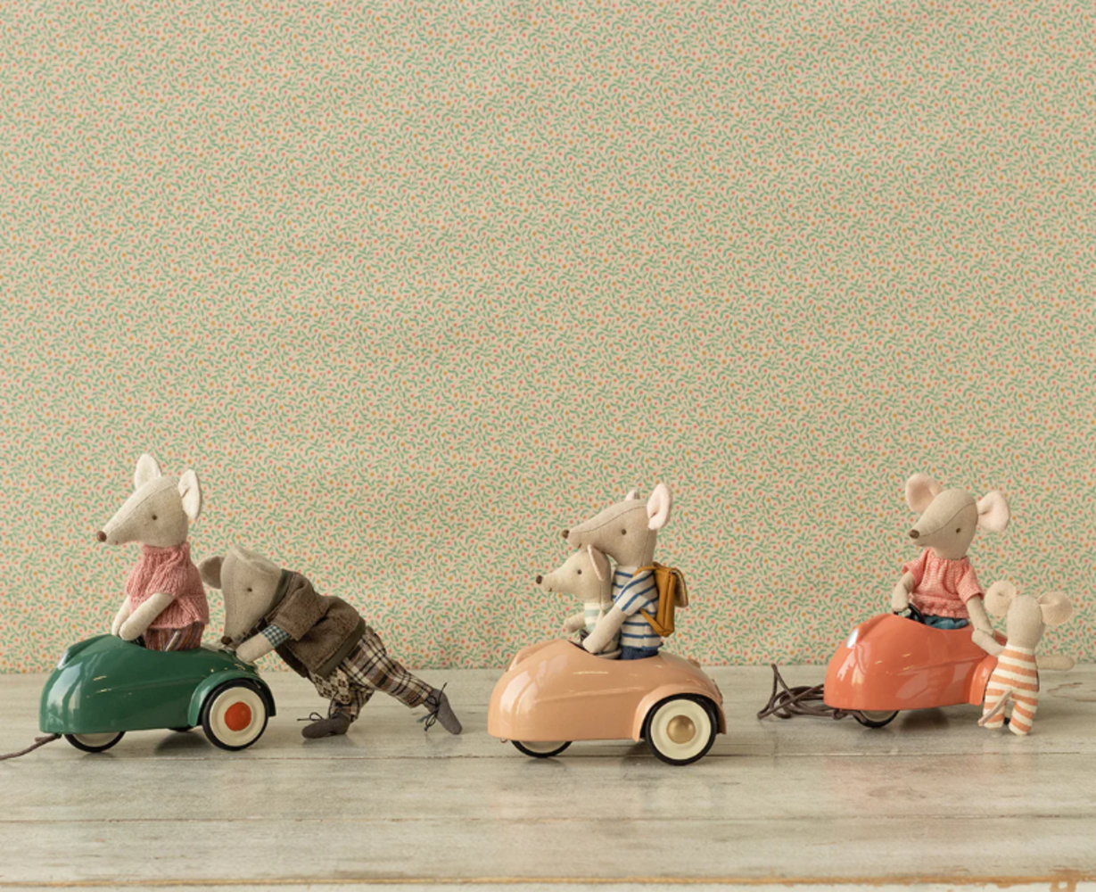 Maileg Mouse Car Muizenauto Coral Maileg Mouse Car Muizenauto Coral