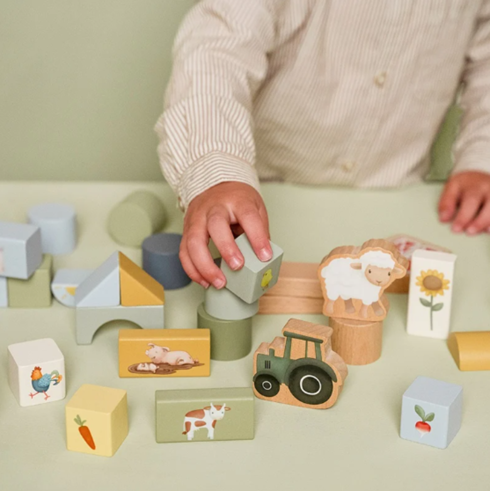 Little Dutch Bouwblokken Little Farm