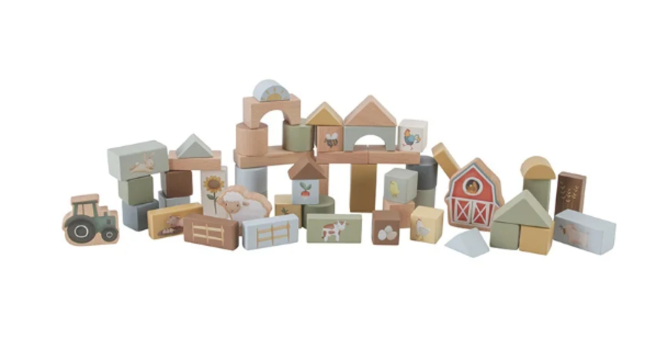 Little Dutch Bouwblokken Little Farm