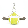 Jellycat Sleutelhanger Amuseable Sports Tennis Bag Charm Jellycat Sleutelhanger Amuseable Sports Tennis Bag Charm