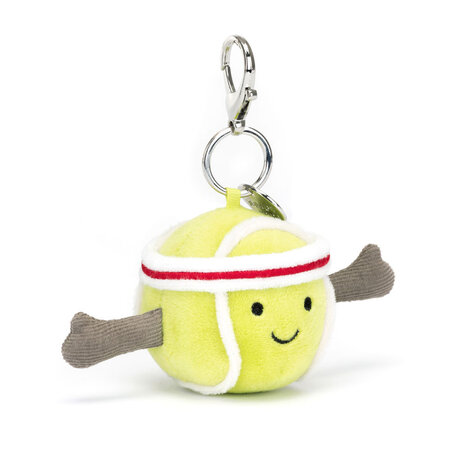 Jellycat Sleutelhanger Amuseable Sports Tennis Bag Charm Jellycat Sleutelhanger Amuseable Sports Tennis Bag Charm