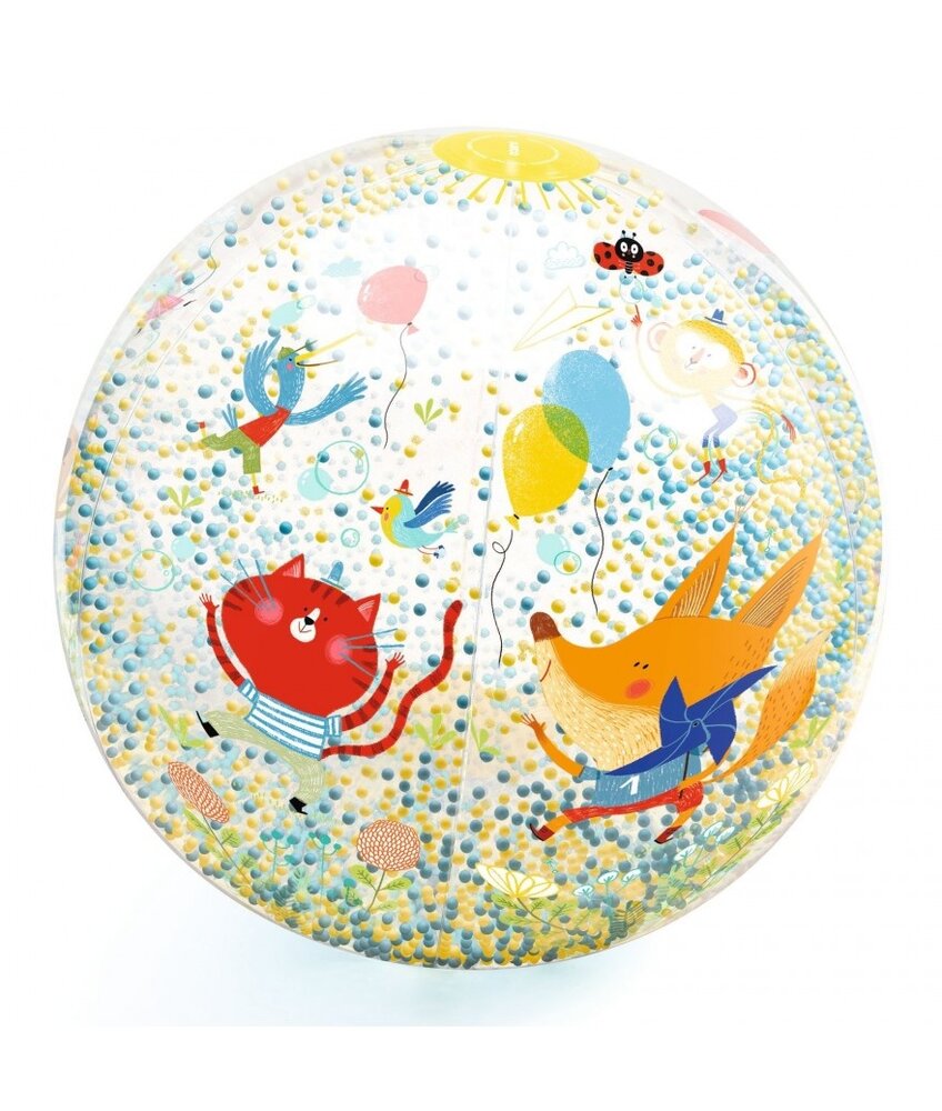 Djeco Opblaasbare Bal Bubbels 35 cm Djeco Opblaasbare Bal Bubbels 35 cm