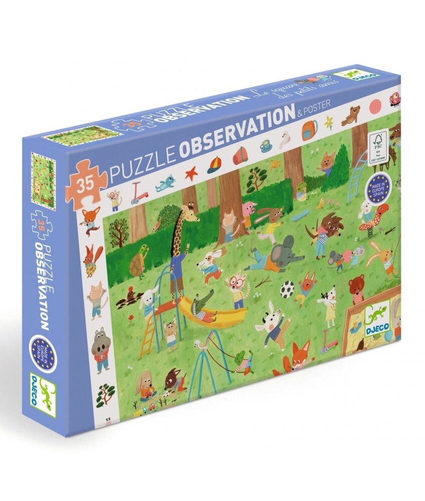 Djeco Puzzel De kleine vriendjestuin ( 35 stukjes) Djeco Puzzel De kleine vriendjestuin ( 35 stukjes)