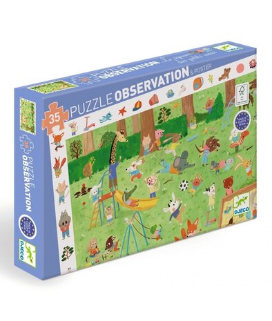 Djeco Puzzel De kleine vriendjestuin ( 35 stukjes) Djeco Puzzel De kleine vriendjestuin ( 35 stukjes)