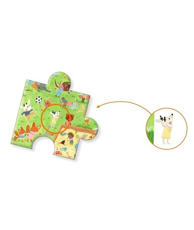 Djeco Puzzel De kleine vriendjestuin ( 35 stukjes) Djeco Puzzel De kleine vriendjestuin ( 35 stukjes)
