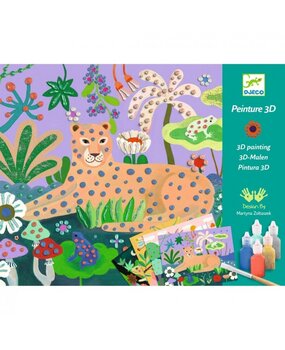Djeco Knutselset 3D schilderijen Tropisch woud