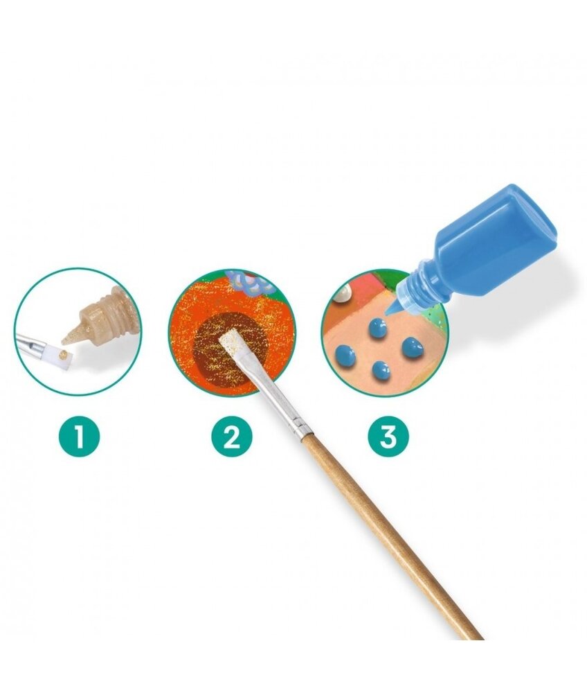 Djeco Knutselset 3D schilderijen Jungle