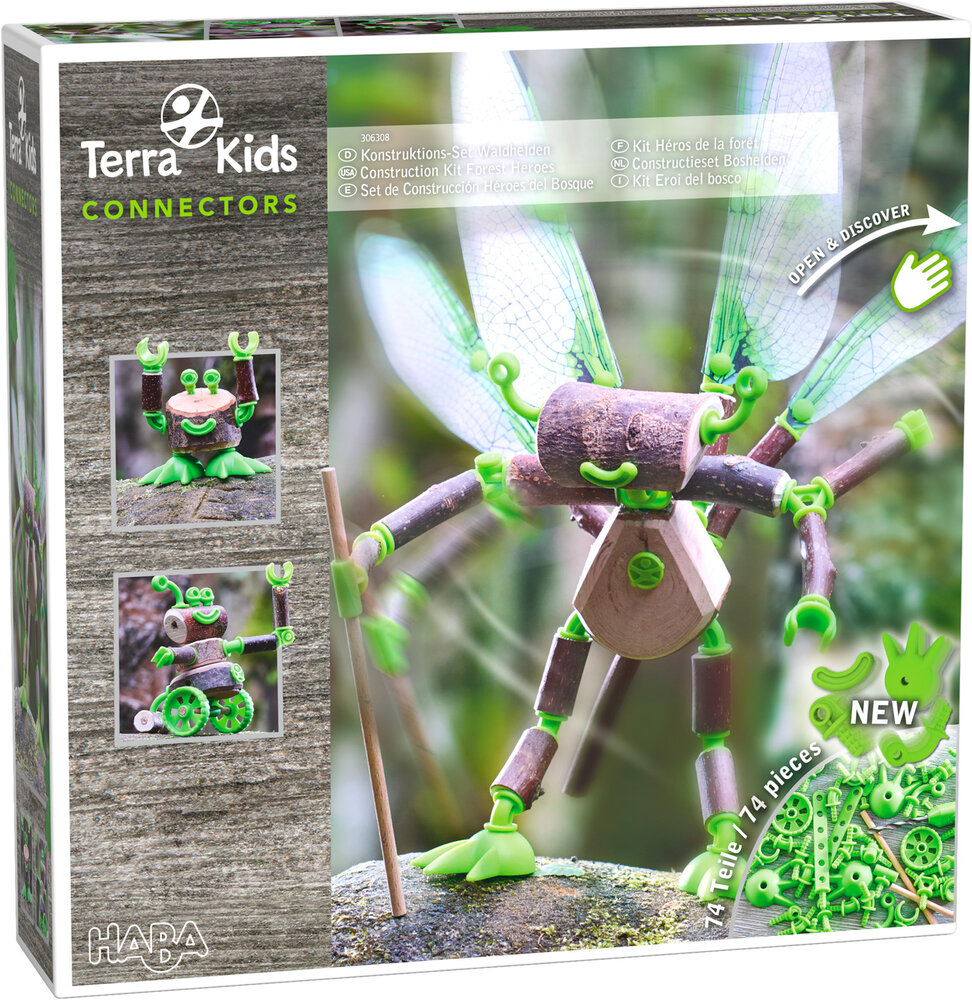 HABA Terra Kids Connectors - Constructieset Boshelden HABA Terra Kids Connectors - Constructieset Boshelden