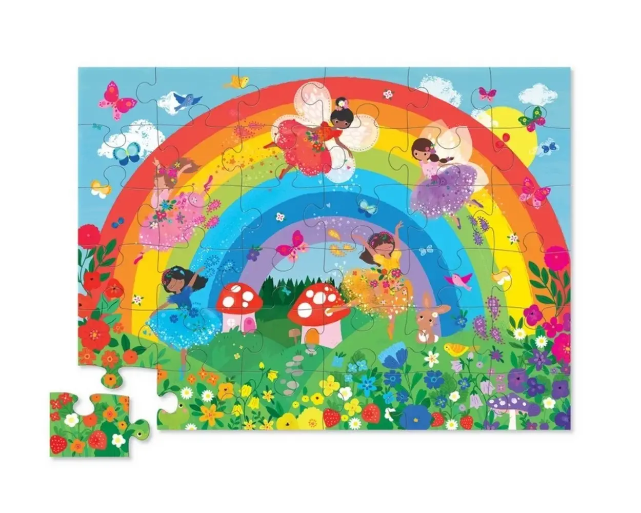 Crocodile Creek Puzzel Over de regenboog ( 36 stukjes) Crocodile Creek Puzzel Over de regenboog ( 36 stukjes)